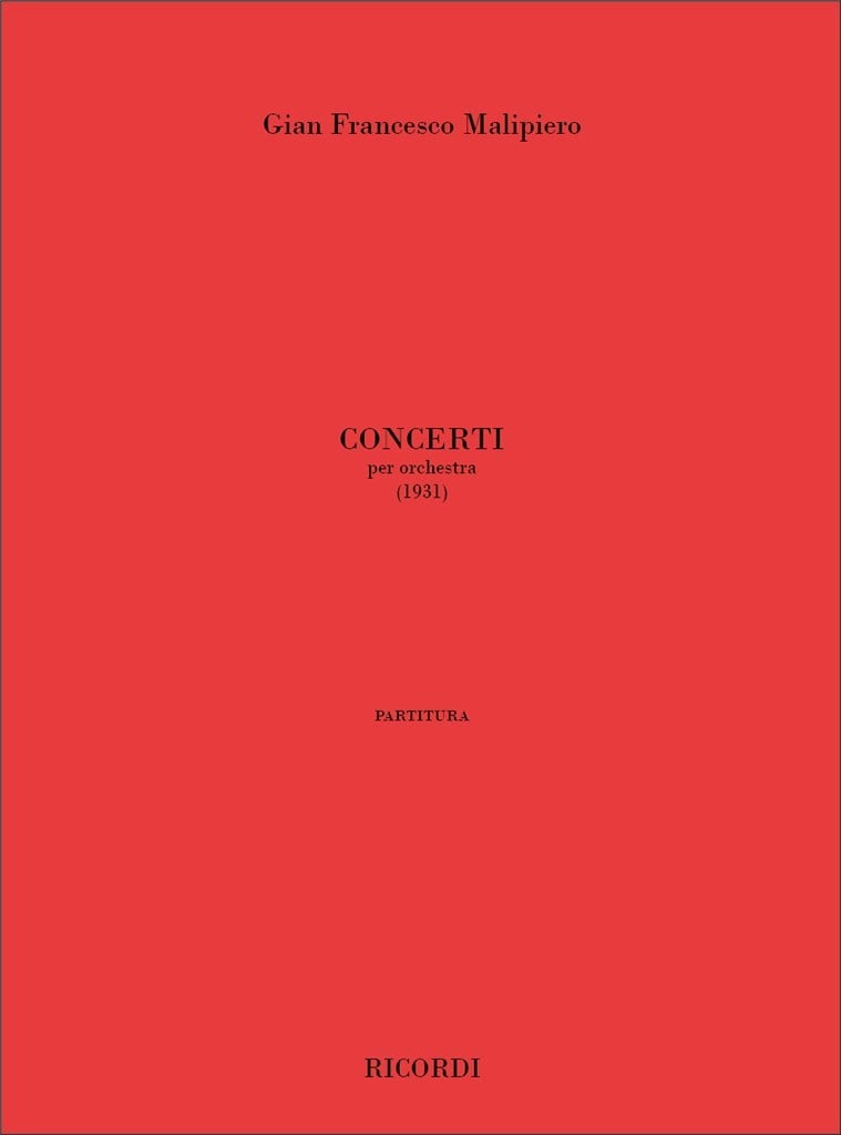 Concerti Per Orchestra